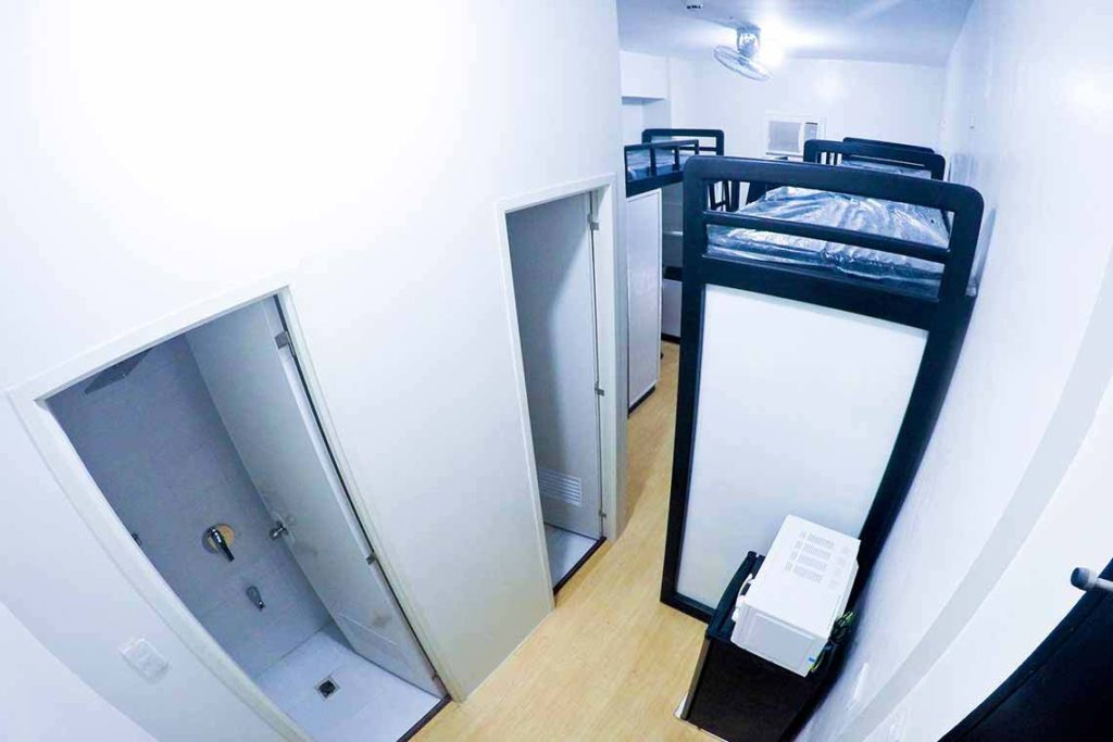 Forbes Hall Manila Dorm - Unit 5 with 3 Student Pods.